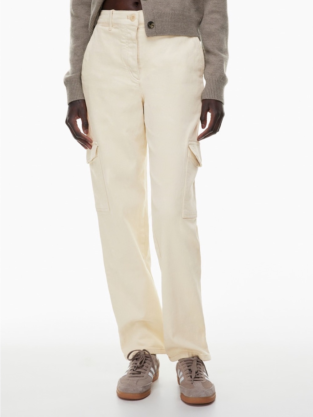 wilfred free modern cargo cream pants